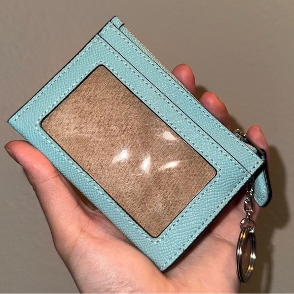 Coach Skinny-ID Card Case (Tiffany blue) - Picture 2 of 4
